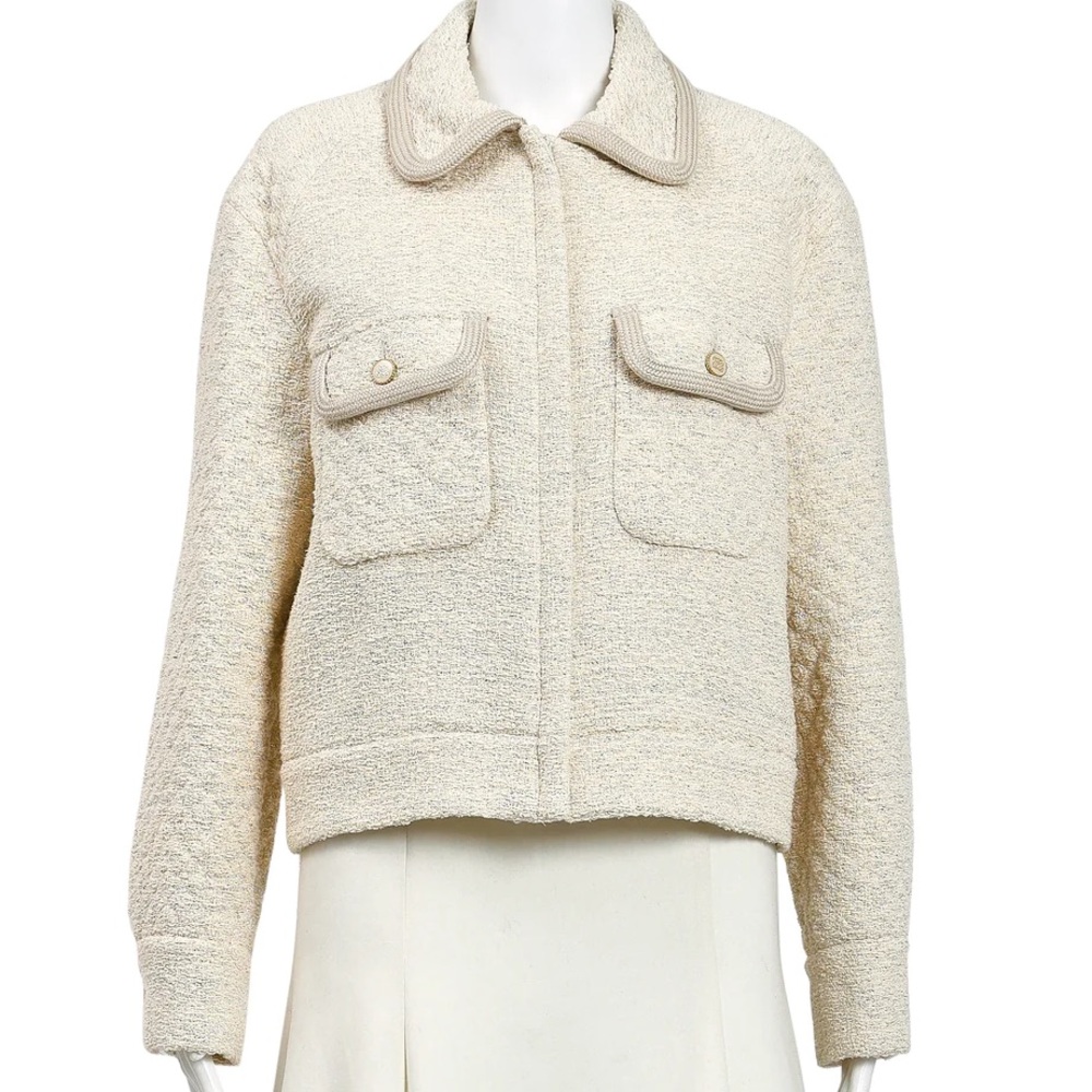 SANDRO // Tedy Metallic Tweed Jacket